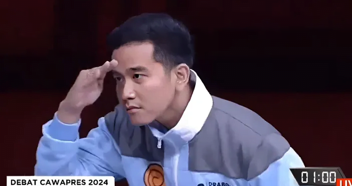 Media Asing Soroti Gestur Gibran di Debat Cawapres
