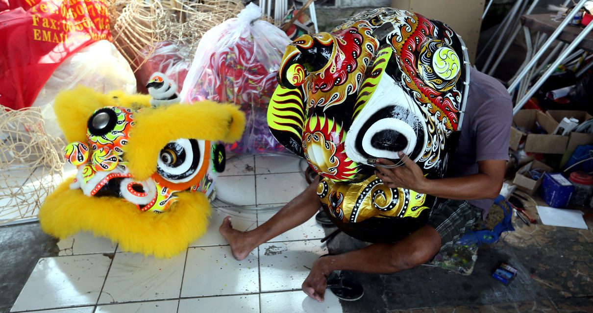 Penurunan Pesanan Barongsai di Kota Semarang Jelang Imlek 2024