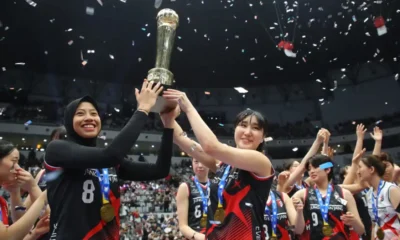 Red Sparks Menang dalam Laga Ekshibisi Fun Volleyball Lawan Indonesia All Star