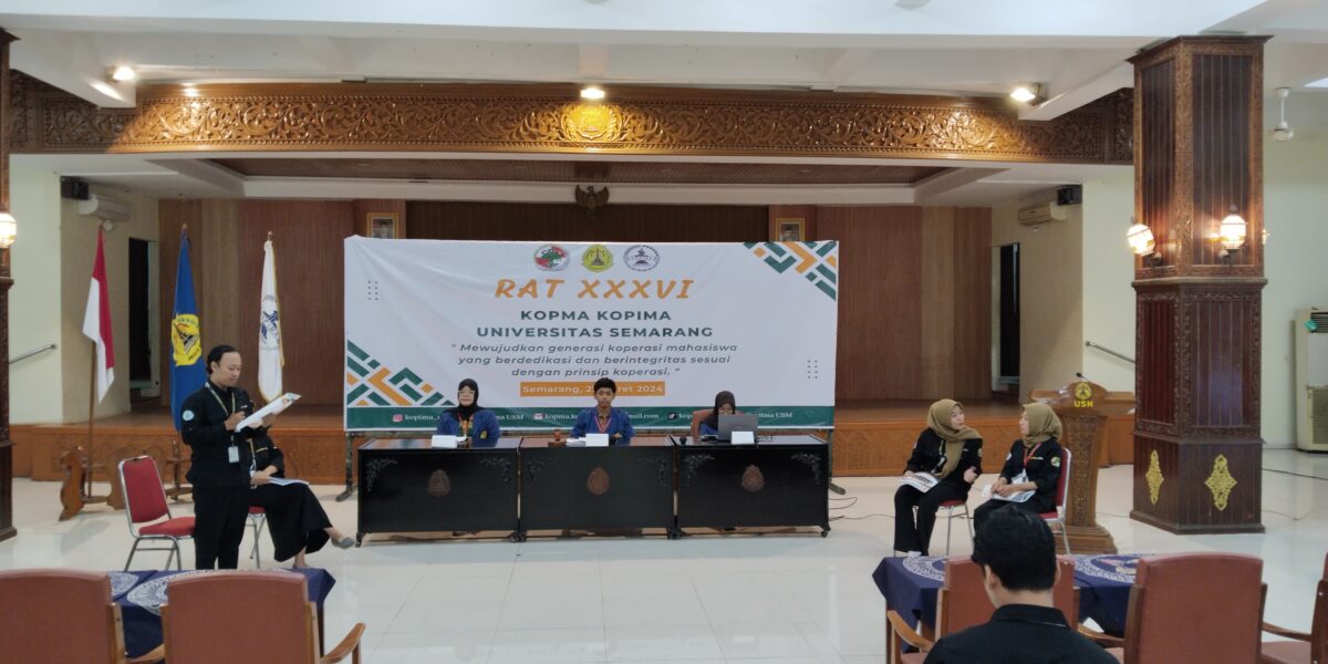 RAT ke-36 Kopma KOPIMA Universitas Semarang: Momentum Pertanggungjawaban dan Harapan Baru
