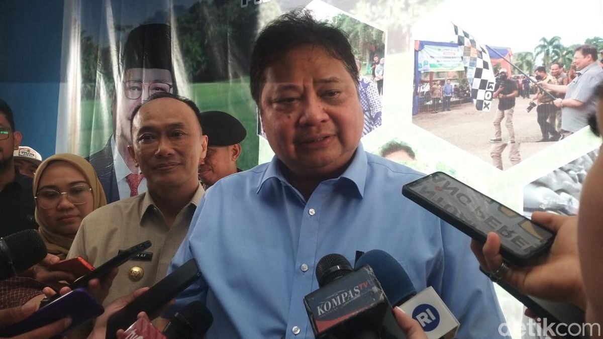 Menteri Koordinator Bidang Perekonomian Airlangga Hartarto Memberikan Kesaksian di MK