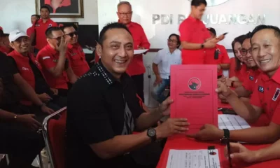 Arnaz Agung Andrarasmara Kembalikan Berkas Pendaftaran Calon Wali Kota Semarang
