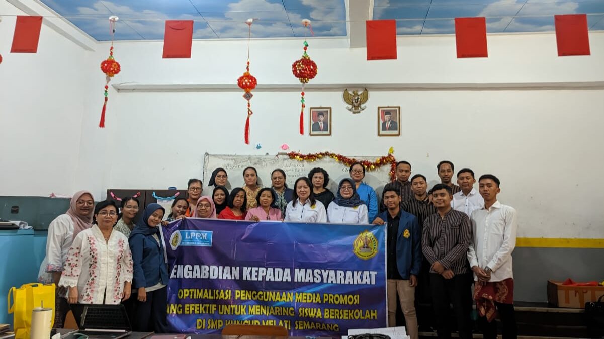 Tim Pengabdian FE USM Galang Kreativitas Guru Sekolah Kuncup Melati Semarang dalam Memanfaatkan Media Promosi