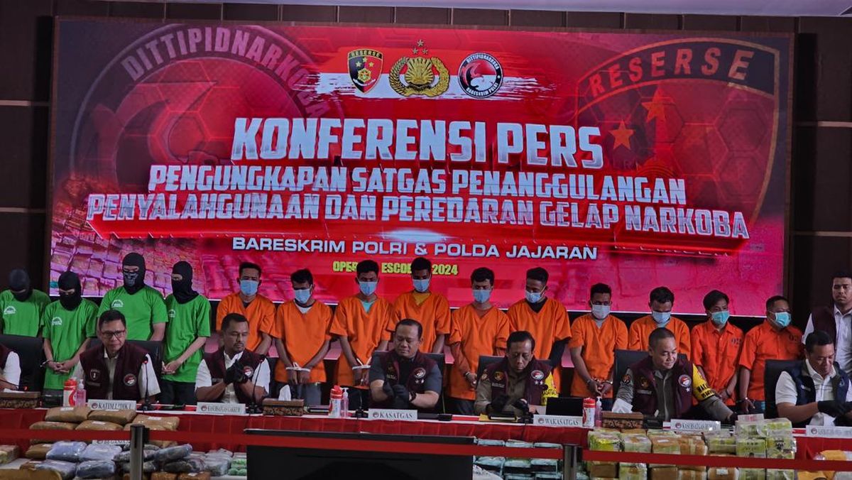 Satgas P3GN Polri Berhasil Tangkap 28.861 Tersangka Kasus Narkotika