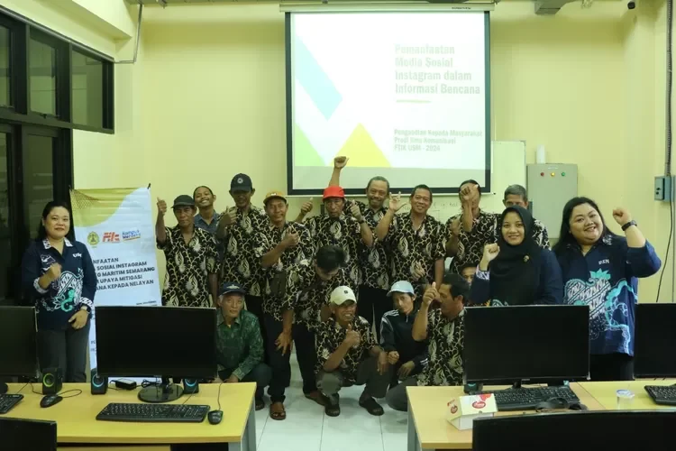 Pemanfaatan Instagram untuk Mitigasi Bencana: Pelatihan bagi Nelayan oleh Universitas Semarang