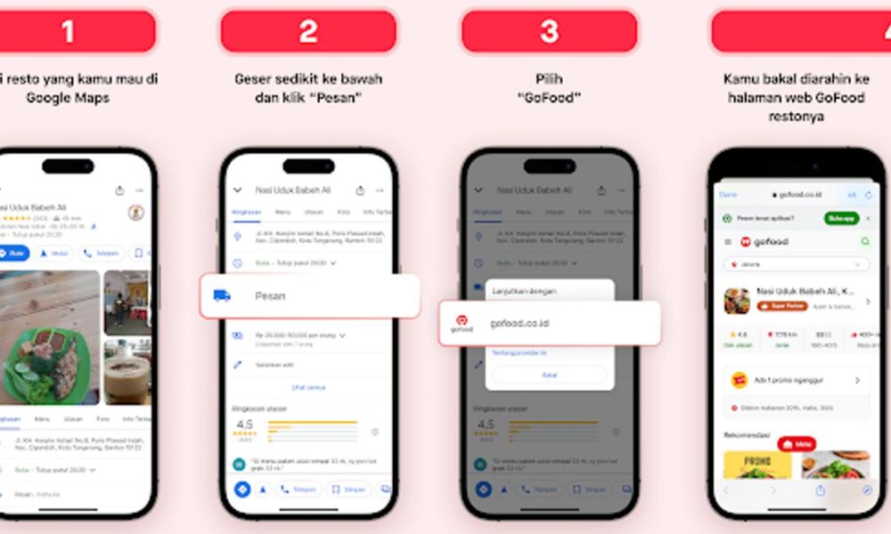 Kolaborasi GoFood dan Google Permudah Pemesanan Makanan Online