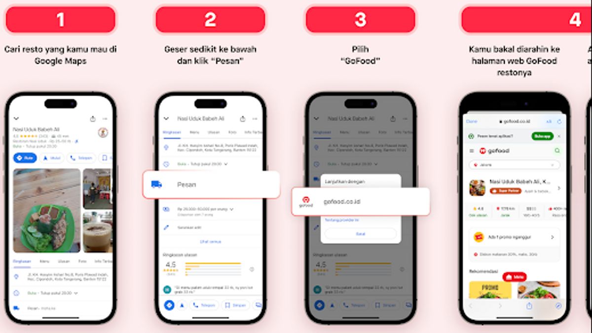Kolaborasi GoFood dan Google Permudah Pemesanan Makanan Online