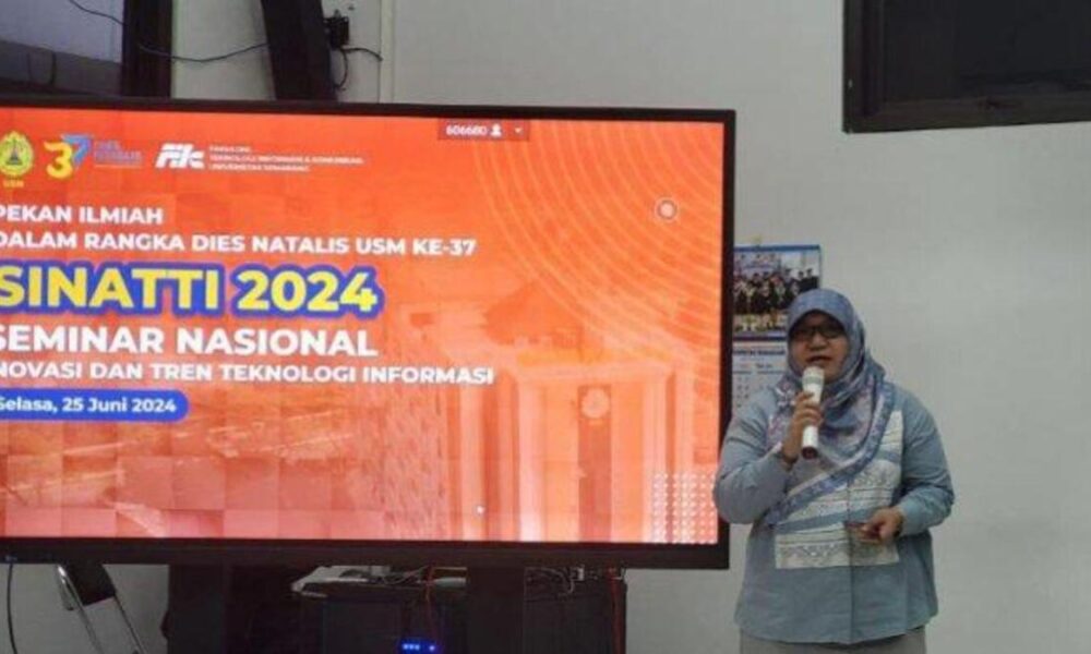 FTIK USM Gelar Seminar Nasional SINNATI untuk Dukung Publikasi Karya Ilmiah Mahasiswa