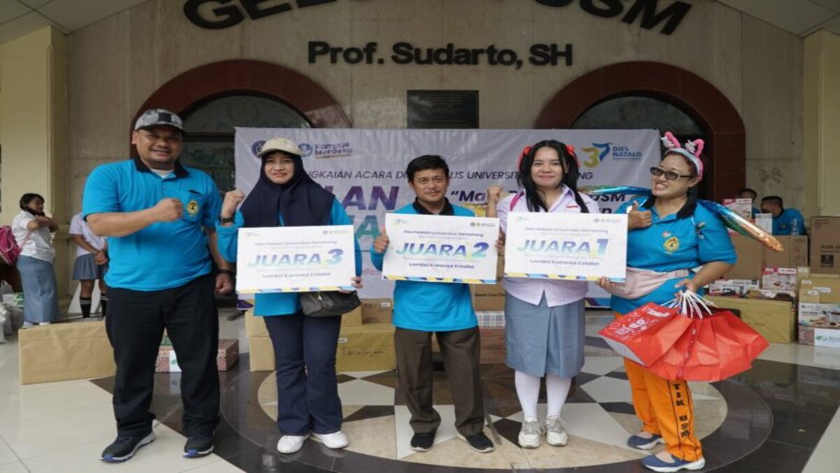 Universitas Semarang Rayakan Dies Natalis ke-37 dengan Lomba Karaoke Estafet