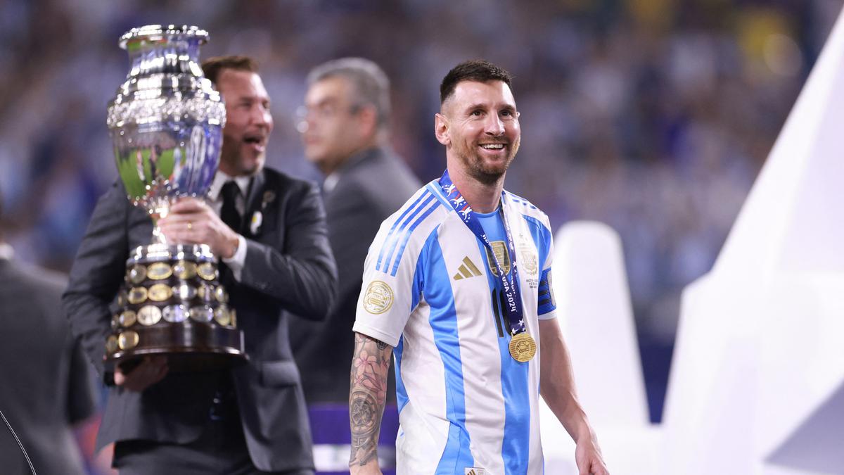 Lionel Messi di Final Copa America 2024