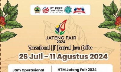 Menyambut Hari Ulang Tahun (HUT) ke-79 Provinsi Jawa Tengah, pesta rakyat Jateng Fair 2024 akan segera digelar