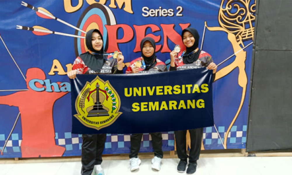 Mahasiswi USM Raih Juara 1 di UGM Open Archery Championship Series 2