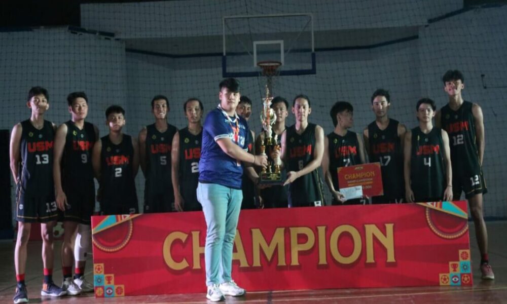 UKM Bola Basket USM Raih Juara 1 di Kejuaraan Artefac UNS 2024