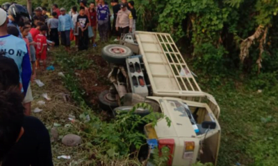 Truk Pengangkut Buruh Tani Terguling di Desa Pasir, Demak: Tidak Ada Korban Jiwa