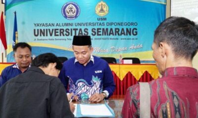Penandatanganan Pakta Integritas Mahasiswa Penerima Beasiswa KIP-K di Universitas Semarang