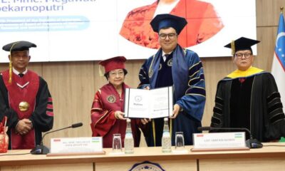 Megawati Soekarnoputri Dapatkan Gelar Profesor Kehormatan dari Uzbekistan