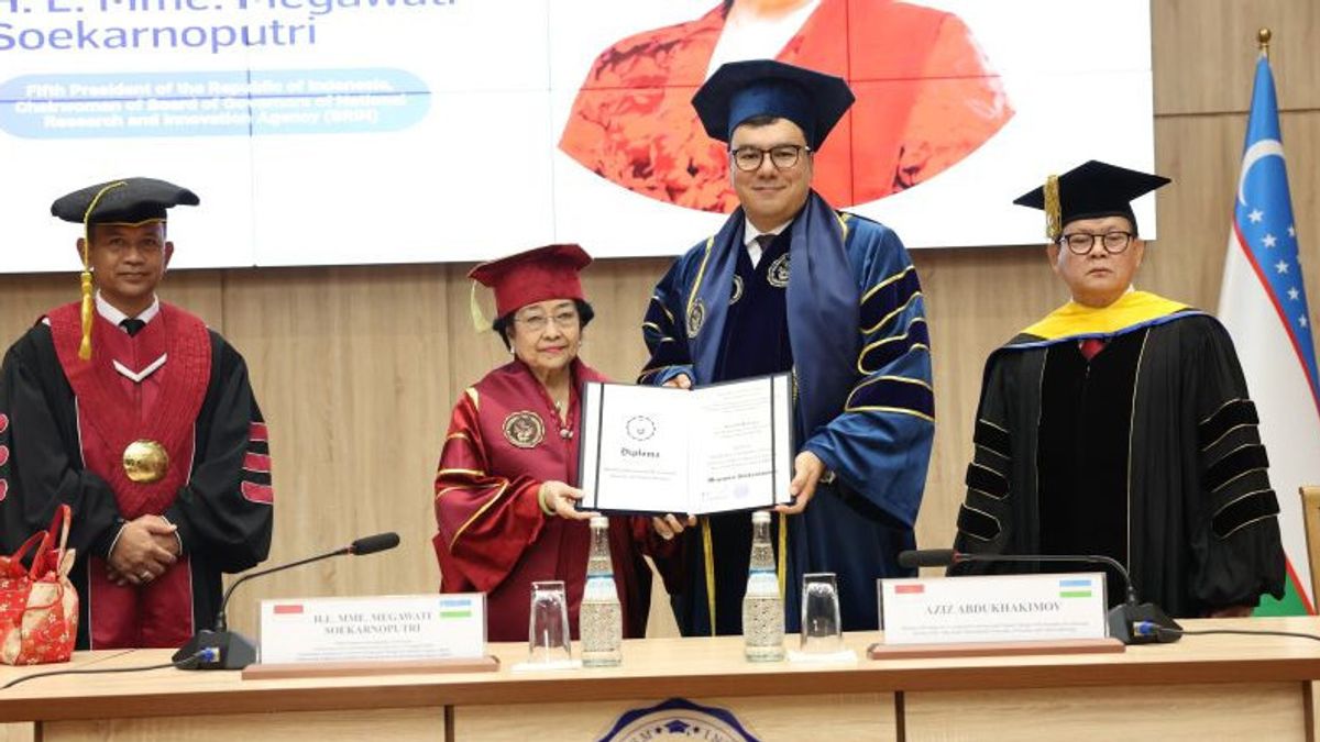Megawati Soekarnoputri Dapatkan Gelar Profesor Kehormatan dari Uzbekistan