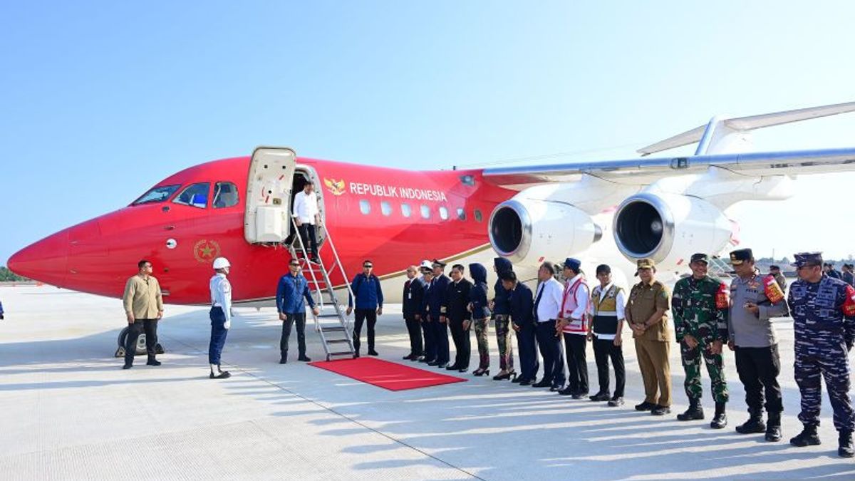 RJ-85 Mendarat di Bandara IKN, Jokowi Rencanakan Take Off Perdana
