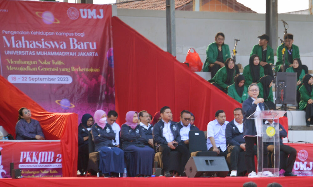 Pembukaan Pengenalan Kehidupan Kampus Bagi Mahasiswa Baru (PKKMB) Universitas Muhammadiyah Jakarta (UMJ) 2024