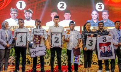 KPU Kota Batu Tetapkan Nomor Urut Tiga Pasangan Calon Wali Kota