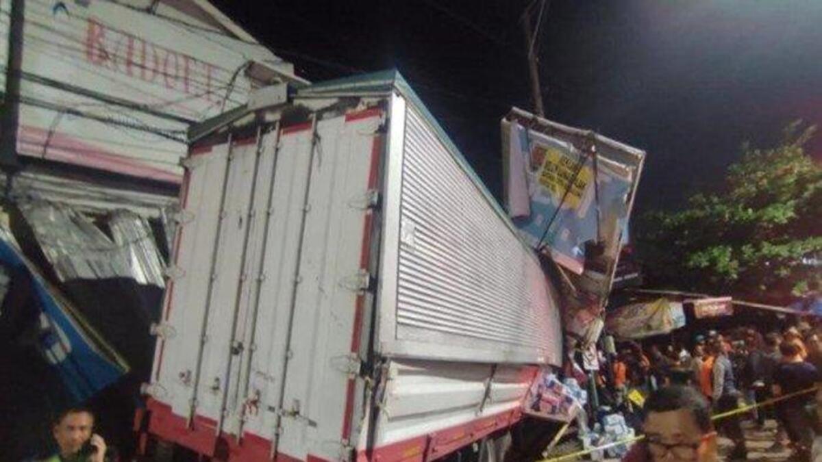 Penampakan Terkini TKP Laka Maut Tewaskan 2 Orang di Ngaliyan Semarang
