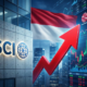 Grafik pergerakan saham IHSG akibat sentimen MSCI
