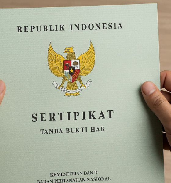 foto sertifikat tanah