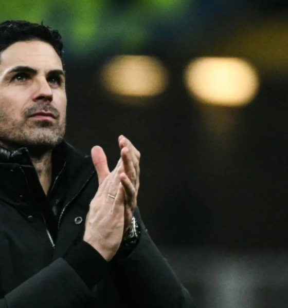 foto arteta dengan semngat