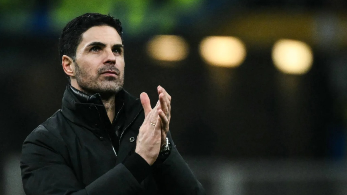 foto arteta dengan semngat