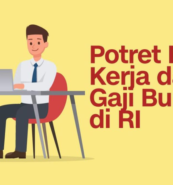 ilustrasi gambar gaji buruh indonesia