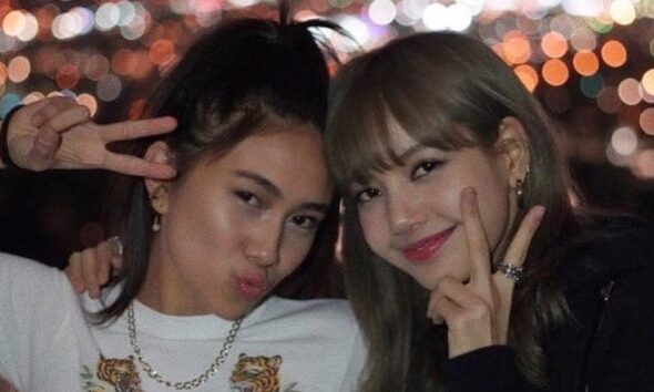 foto lisa blackpink bersama orang indonesia