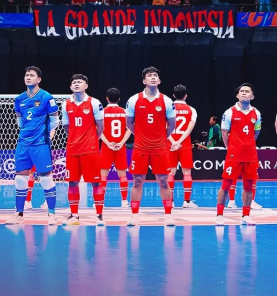 Timnas Indonesia naik di ranking futsal dunia.