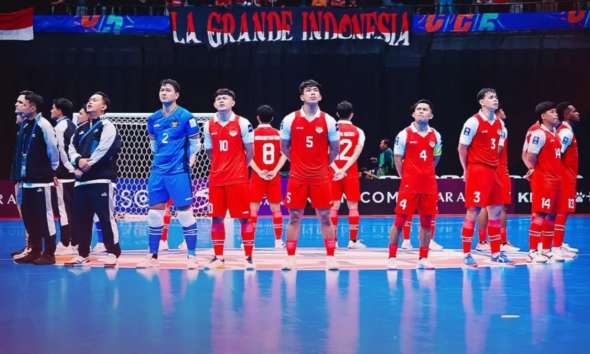 Timnas Indonesia naik di ranking futsal dunia.