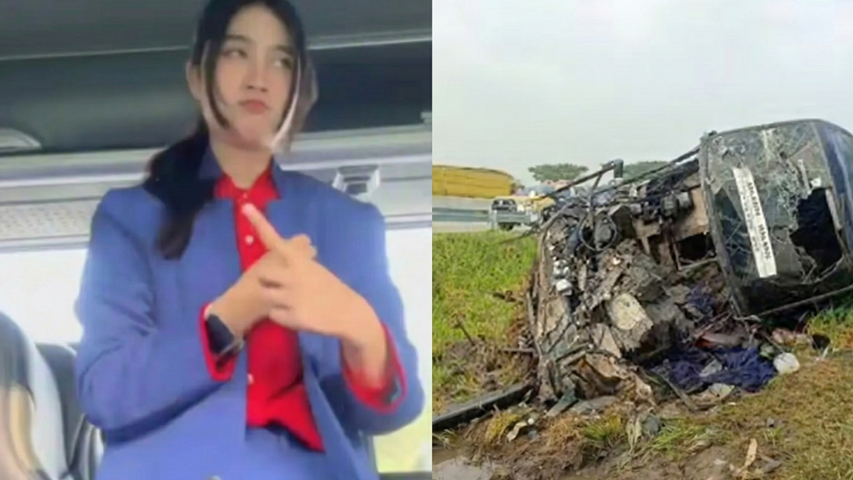 Sosok Cantika pramugari bus Indorent meninggal dunia