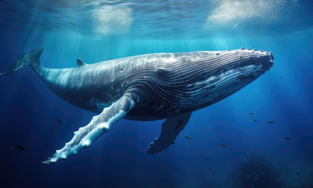 Manusia ditelan ikan paus bungkuk.