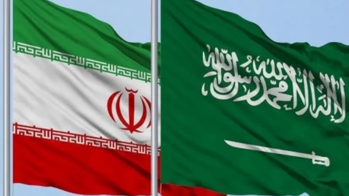 bendera iran dan arab saudi