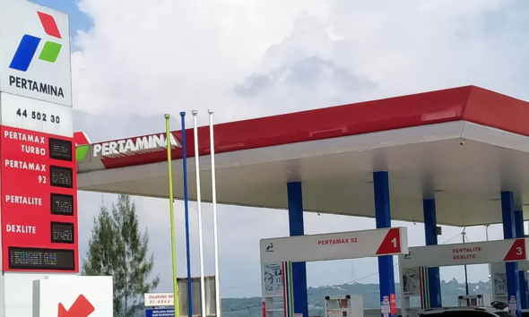 foto pertamina pom bensin