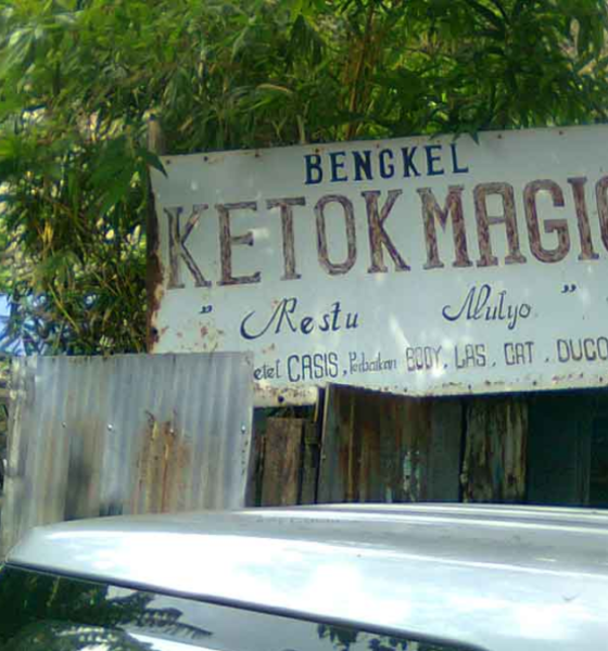 Rahasia bengkel ketok magic pintu tertutup.