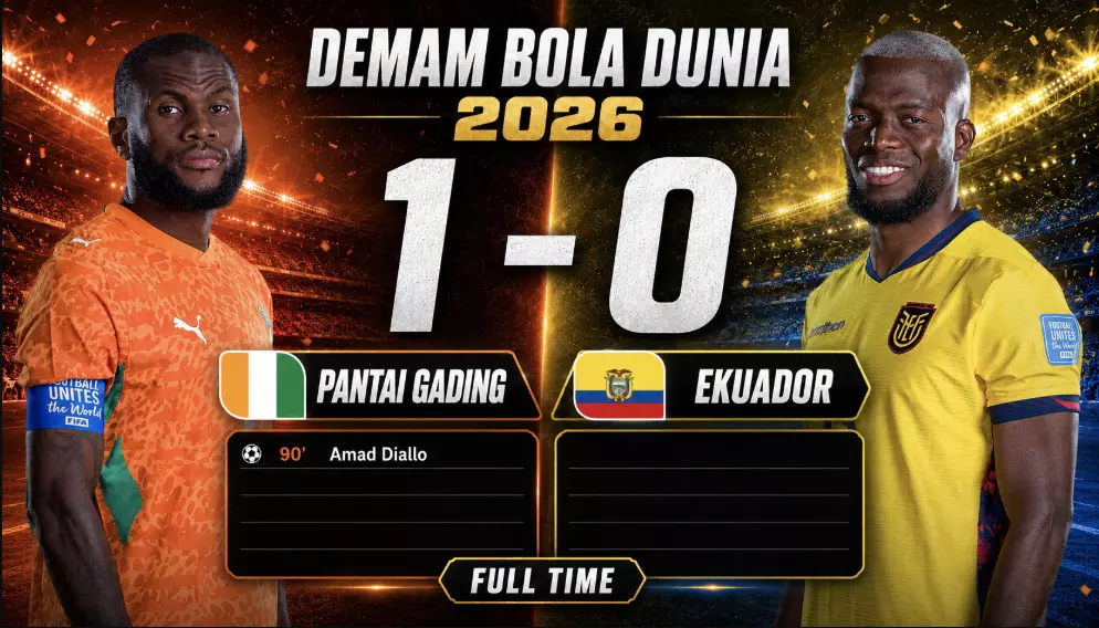 Pantai Gading vs Ekuador