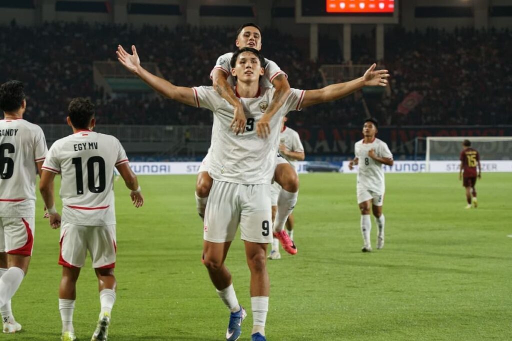 Kemenangan telak Timnas Indonesia