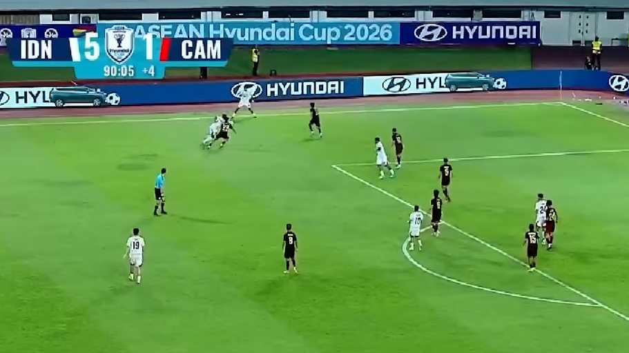 Kemenangan telak Timnas Indonesia