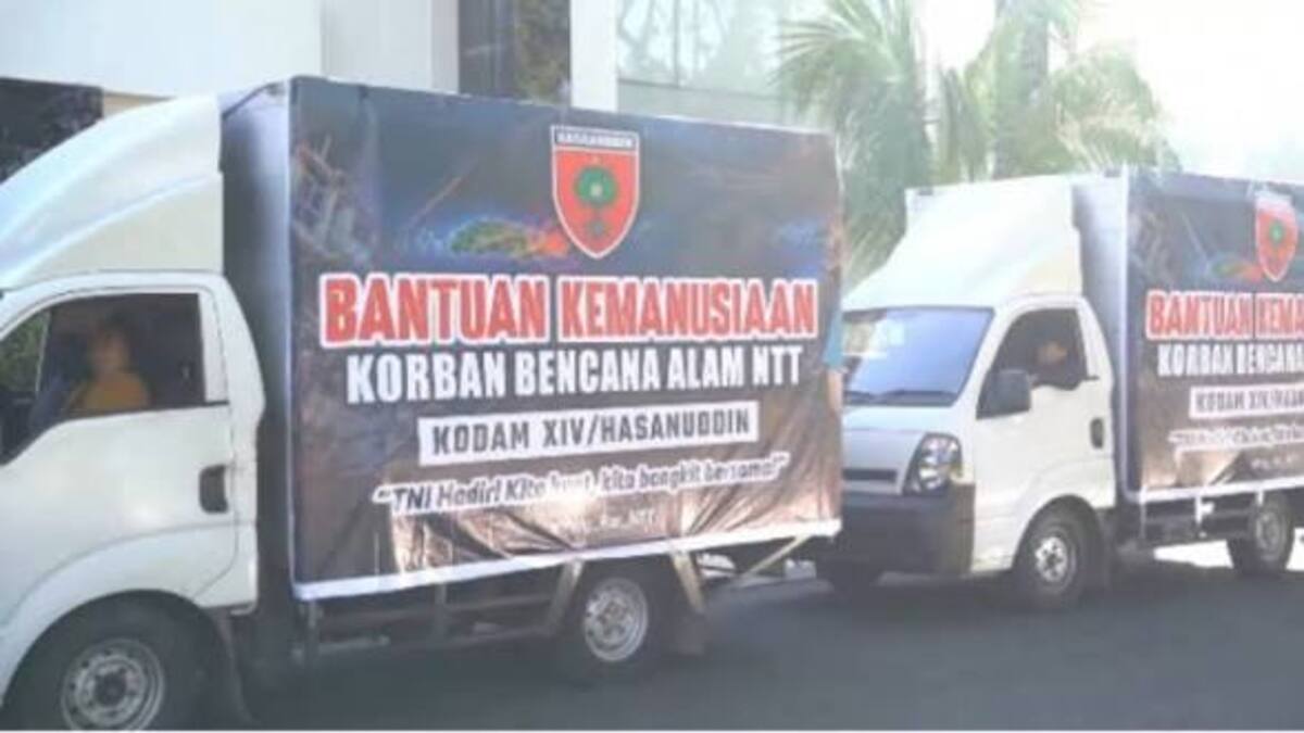 Kodam XIV Hasanuddin Kirim Bantuan Kemanusiaan 2.212 untuk Korban Gempa NTT 51 IMG 3383