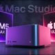 Kehadiran Mac Mini M6 dan Mac Studio M5 Ultra Dobrak Batas Komputasi Desktop 54 Mac Studio dengan latar belakang chip M5 Max dan M5 Ultra bercahaya ungu dan merah muda