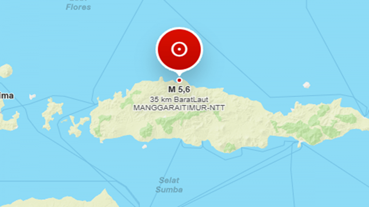 gempa Mag 5,8 NTT