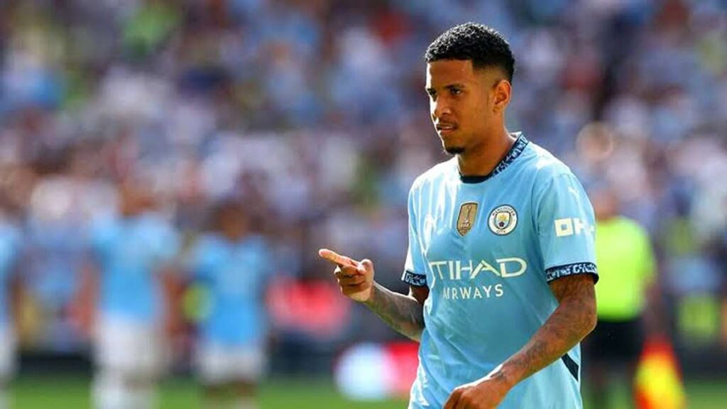 Transfer Savinho ke Tottenham Pecah Rekor Fantastis Rp 1,7 Triliun 53 Transfer Savinho ke Tottenham Inggris, Pemain Manchester City merayakan gol di lapangan sepak bola