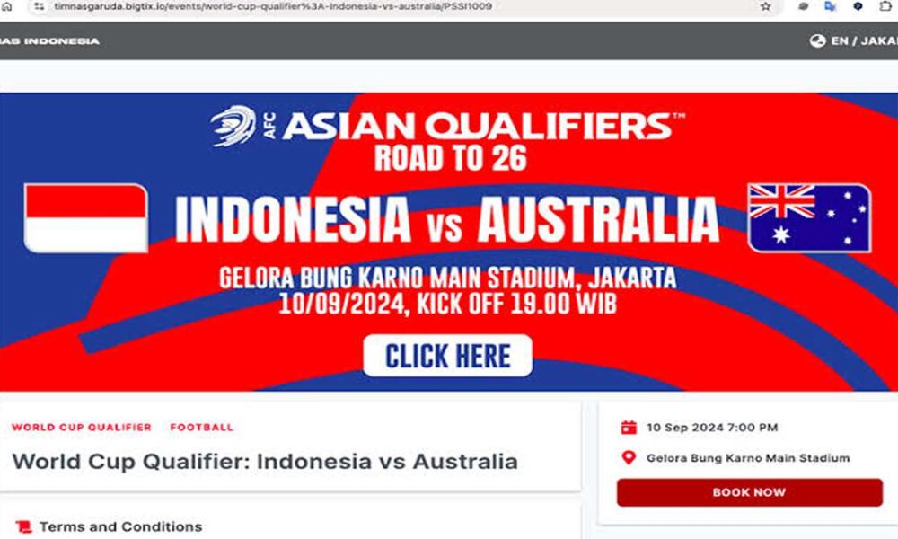 Indonesia vs Australia Main Maksimal