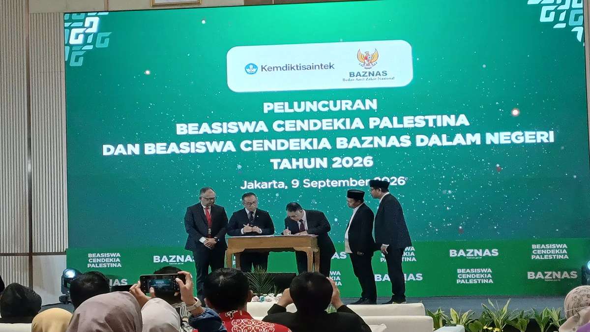 Penandatanganan kerja sama Beasiswa Cendekia Palestina dan Beasiswa Cendekia Baznas Dalam Negeri Tahun 2026