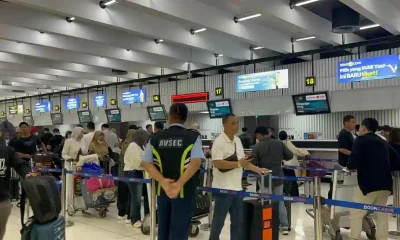 BANDARA Soekarno Hatta DITUTUP Penumpang memenuhi kursi Terminal 1 Soetta