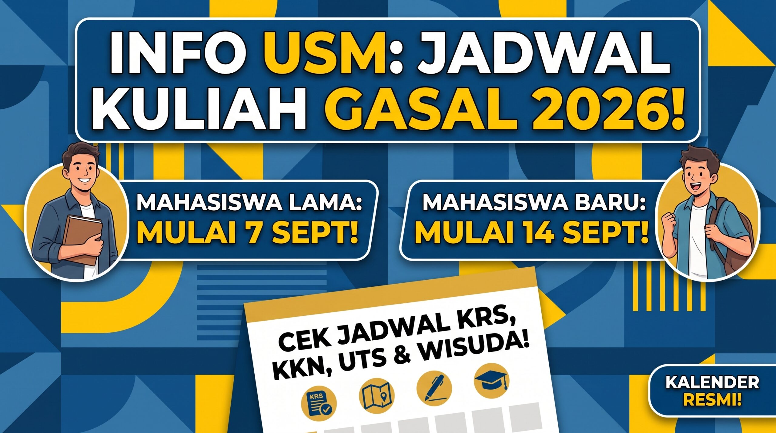 Kalender akademik USM 2026 2027