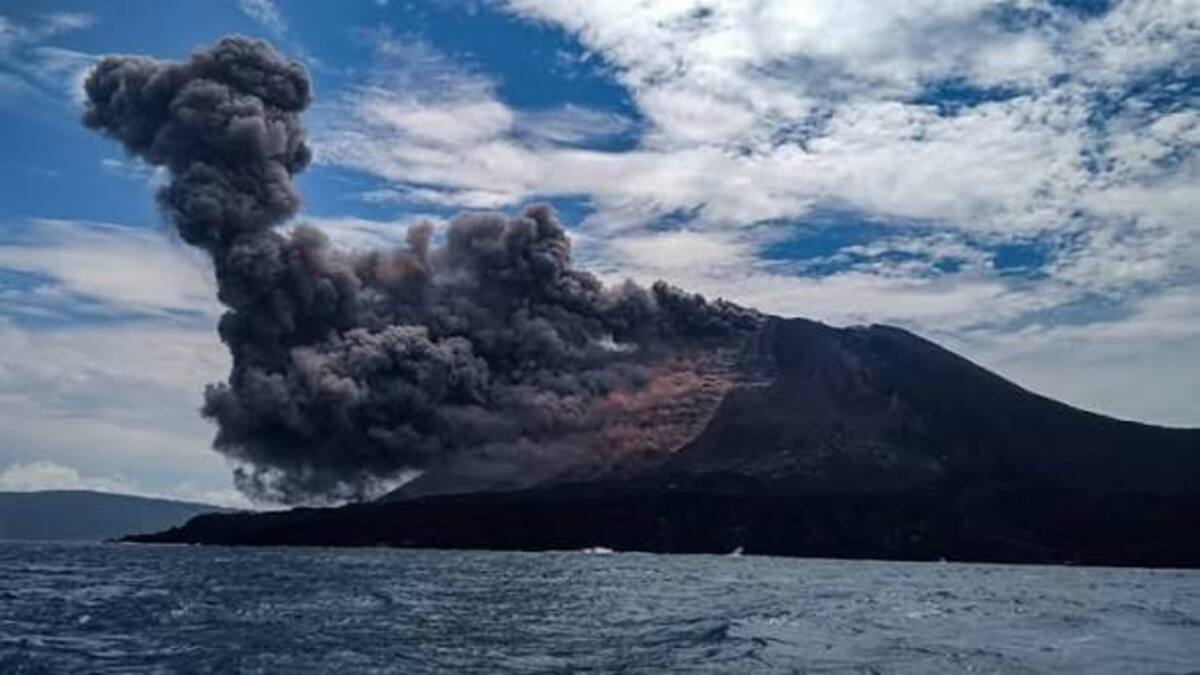 Dahsyat! Gunung Anak Krakatau Erupsi Lagi Pagi Ini, Semburkan Abu Vulkanik 51 IMG 0985